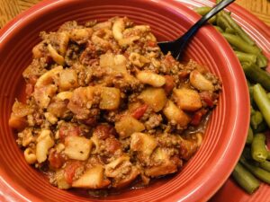 updated midwestern goulash with Hungarian roots