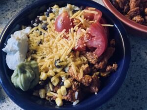 southwest chicken burrito bowls